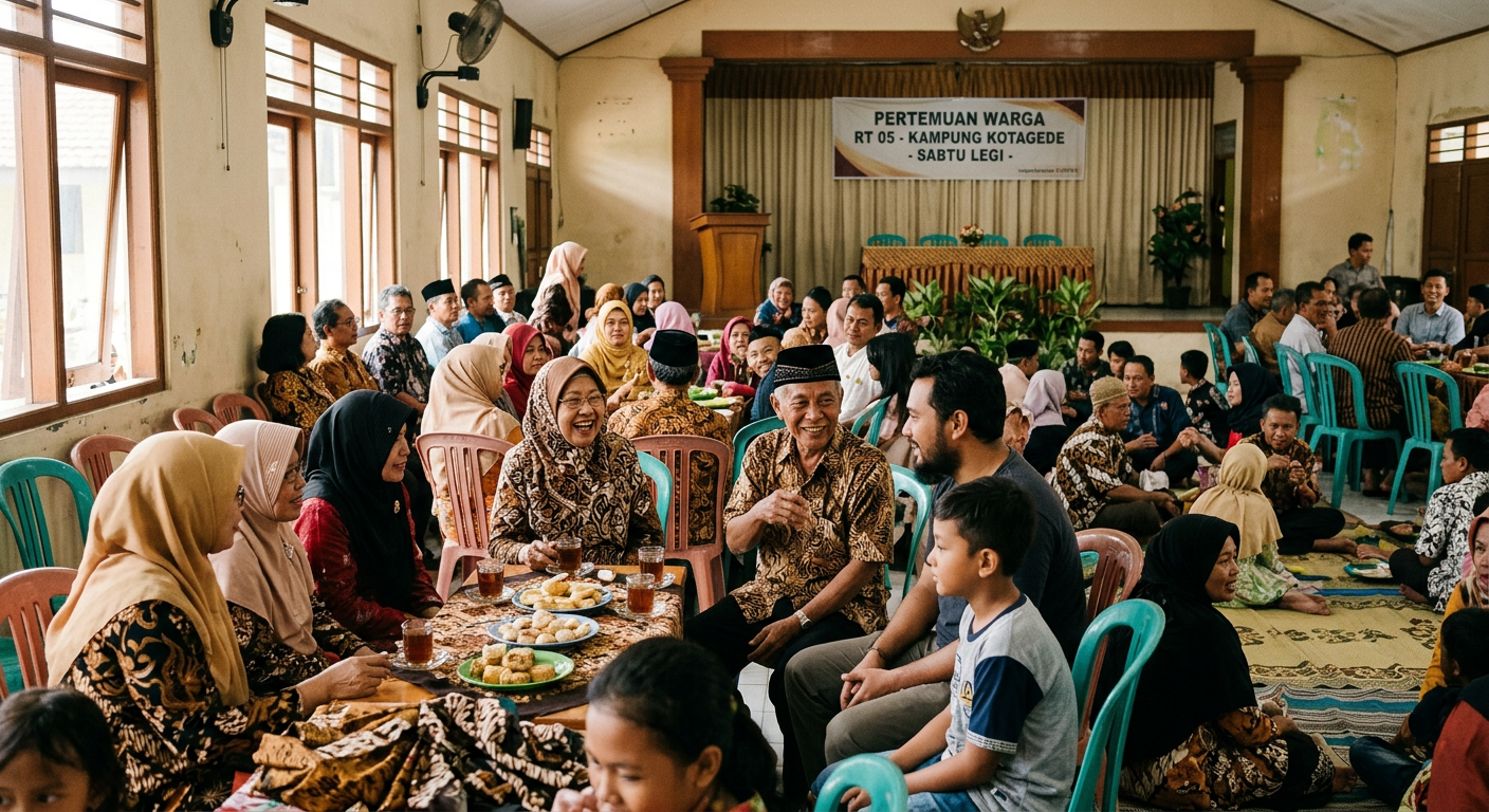 Pertemuan komunitas LIVESGP AGAM - masyarakat Indonesia berkumpul bersama